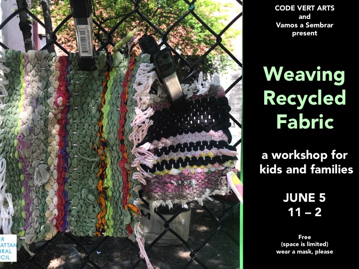 Weaving Recycled Fabric